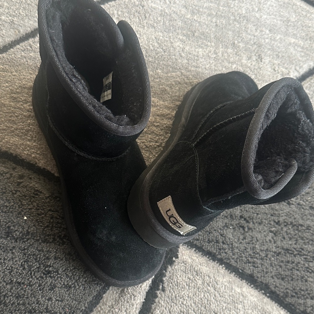 UGG Kids Classic Black Boots